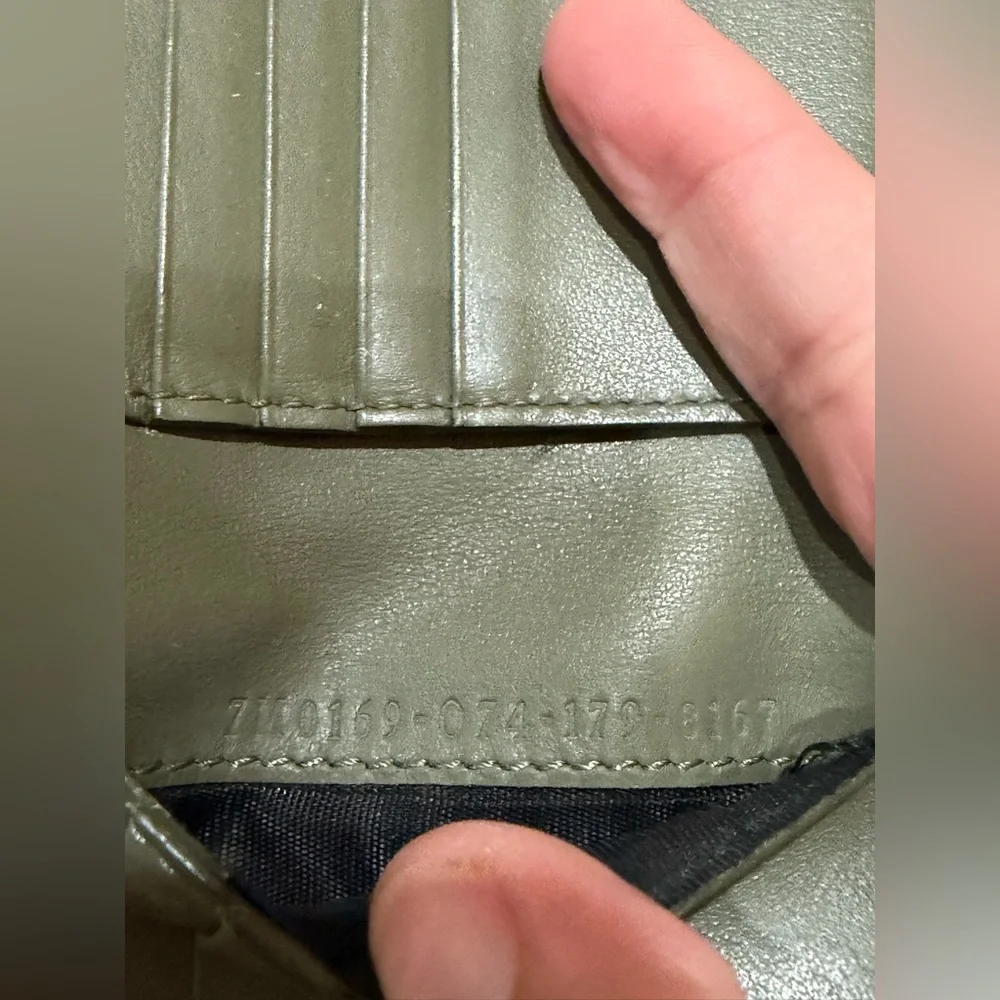 Fendi Olive Green Monster Eyes Bifold Wallet 2018